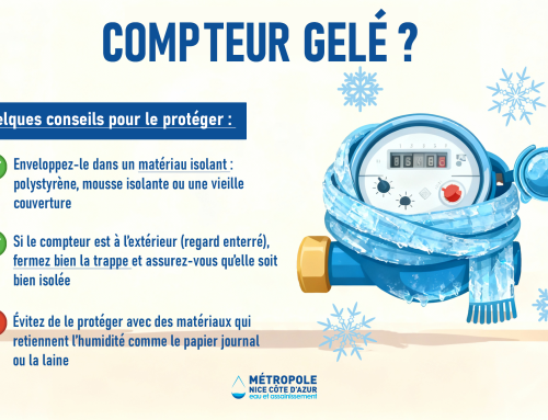 ❄️ Vague de froid : pensez à protéger votre compteur d’eau !